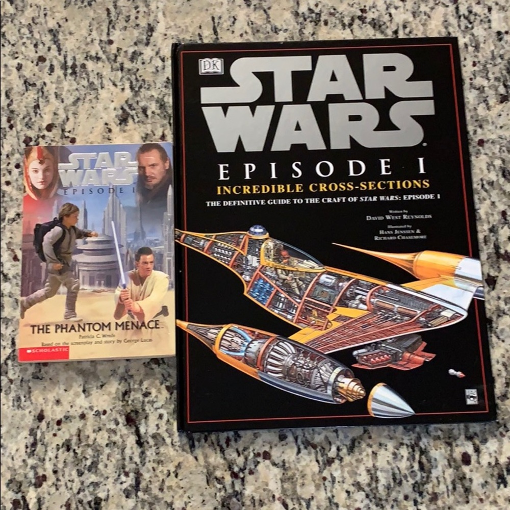 Star Wars Books set of 2 1999 First Editions